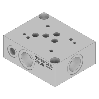 Aluminum Valve Subplate - AD05HSPS12B