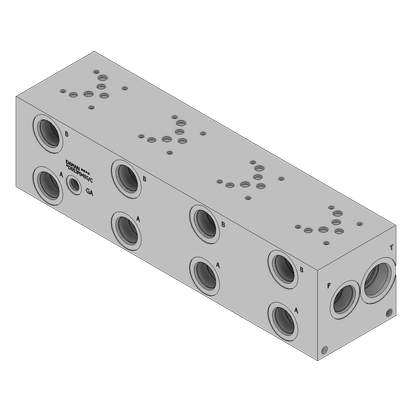 Aluminum Valve Manifold - AD05JP035S/C