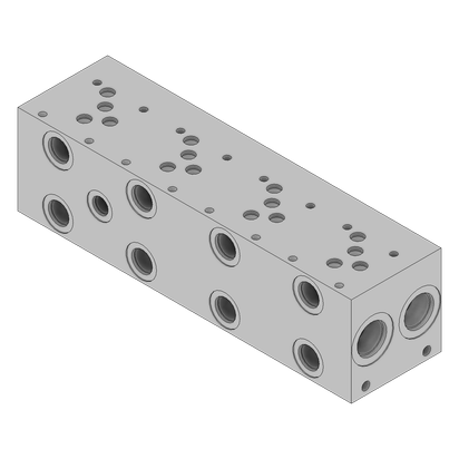 Aluminum Valve Manifold - AD05P043S/C