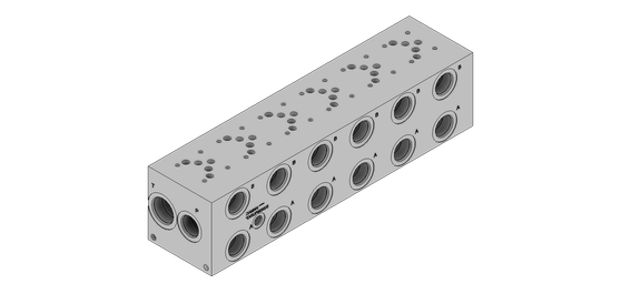 Aluminum Valve Manifold - AD05JP063S/S