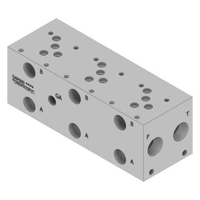 Aluminum Valve Manifold - AD05P033P/C