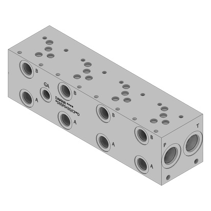 Aluminum Valve Manifold - AD05P043S/CPBD