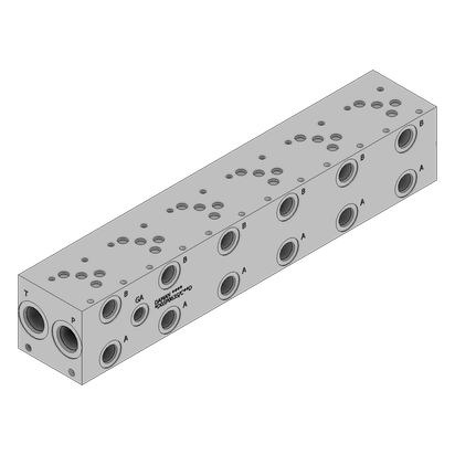 Aluminum Valve Manifold - AD05P063S/CPCD