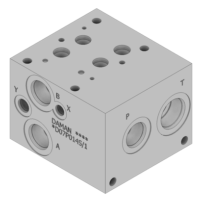 Aluminum Valve Manifold - AD07P014S/1