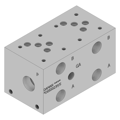 Aluminum Valve Manifold - AD05S023P/S