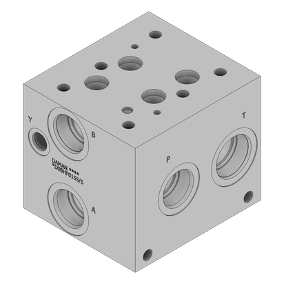 Aluminum Valve Manifold - AD08HP015S/S