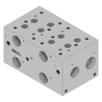 Aluminum Valve Manifold - AD08HP025P/S