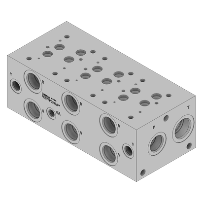 Aluminum Valve Manifold - AD07HP034S/PA