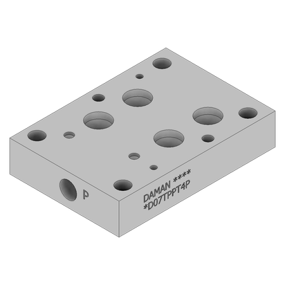 Aluminum Tapping Plate - AD07TPPT4P