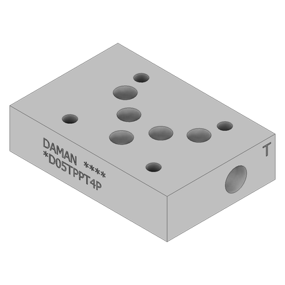Aluminum Tapping Plate - AD05TPPT4P