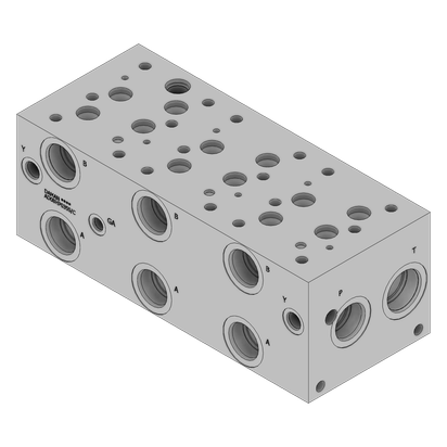 Aluminum Valve Manifold - AD08HP035S/C