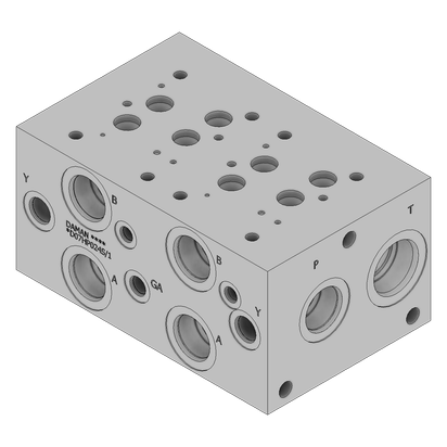 Aluminum Valve Manifold - AD07HP024S/1