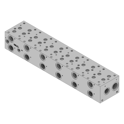 Aluminum Valve Manifold - AD08P065S/TE