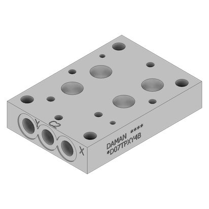 Aluminum Tapping Plate - AD07TPXY4B
