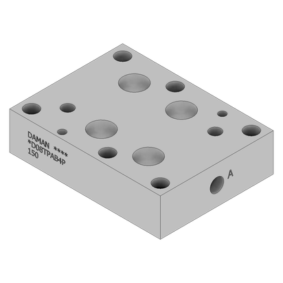 Aluminum Tapping Plate - AD08TPAB4P150