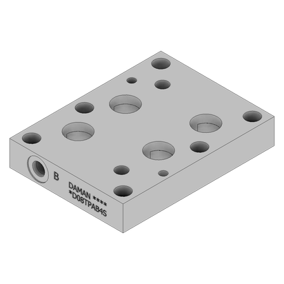 Aluminum Tapping Plate - AD08TPAB4S