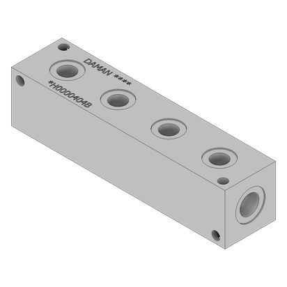 Aluminum Header Block - AH0000404B