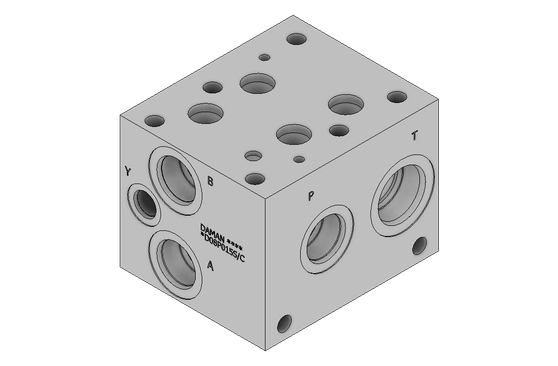 Aluminum Valve Manifold - AD08P015S/C