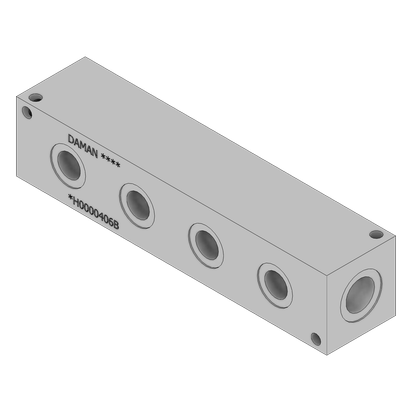 Aluminum Header Block - AH0000406B