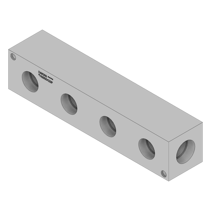 Aluminum Header Block - AH0000420P