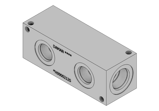 Aluminum Header Block - AH0900212S