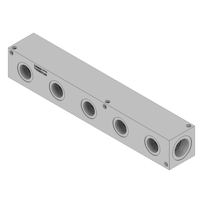 Aluminum Header Block - AH0000516B
