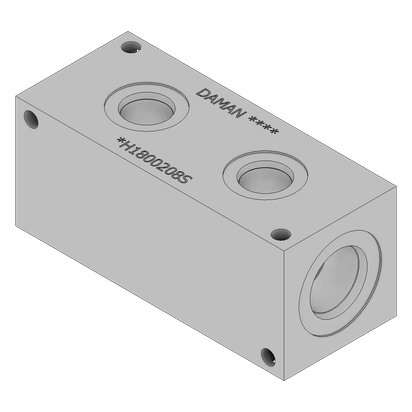 Aluminum Header Block - AH1800208S