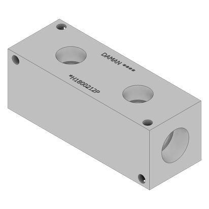 Aluminum Header Block - AH1800212P