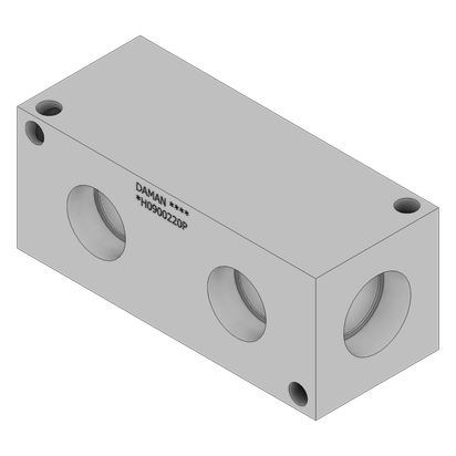 Aluminum Header Block - AH0900220P