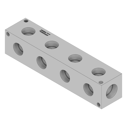 Aluminum Header Block - AH0900420P