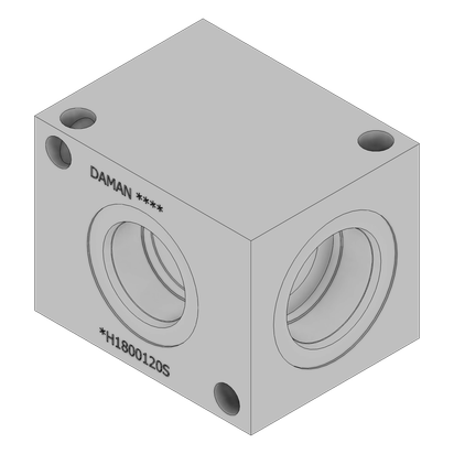 Aluminum Header Block - AH1800120S