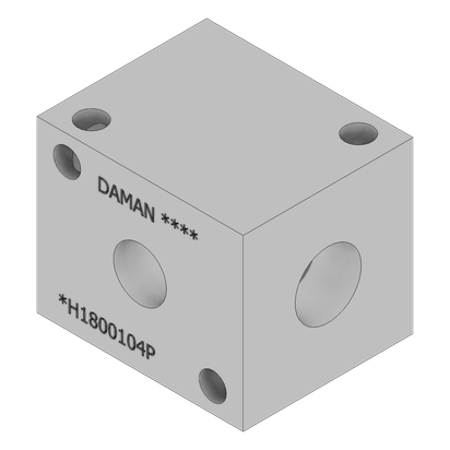 Aluminum Header Block - AH1800104P