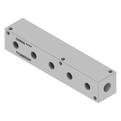 Aluminum Header Block - AH1800504P