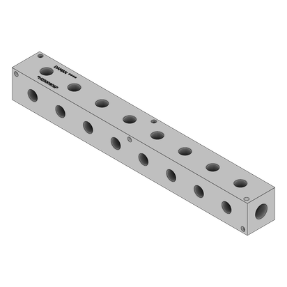 Aluminum Header Block - AH0900806P