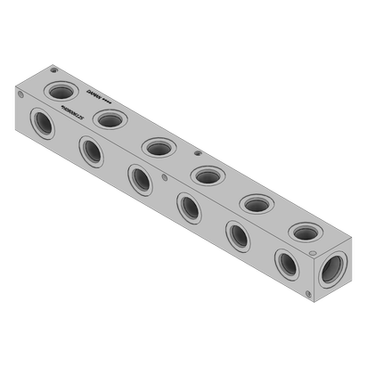 Aluminum Header Block - AH0900612S