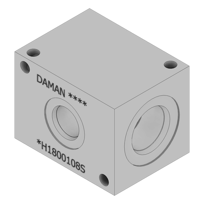 Aluminum Header Block - AH1800108S