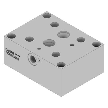 Aluminum Valve Subplate - AI08SPS16S