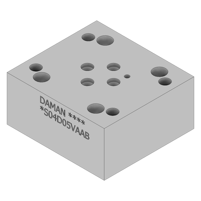 Aluminum Valve Adaptor - AS04D05VAAB