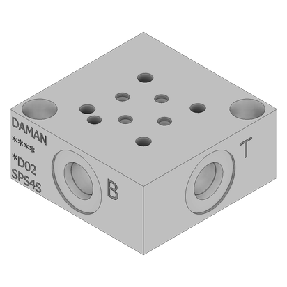 Ductile Valve Subplate - DD02SPS4S