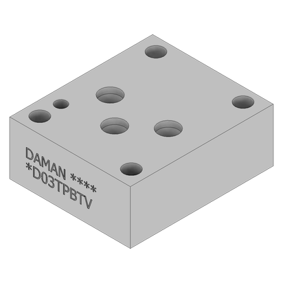 Ductile Tapping Plate - DD03TPBTV