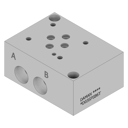 Ductile Valve Subplate - DD03SPSB6T