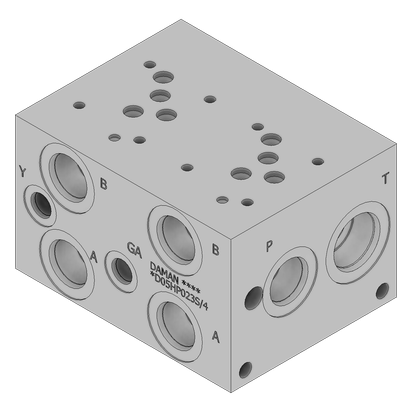 Ductile Valve Manifold - DD05HP023S/4