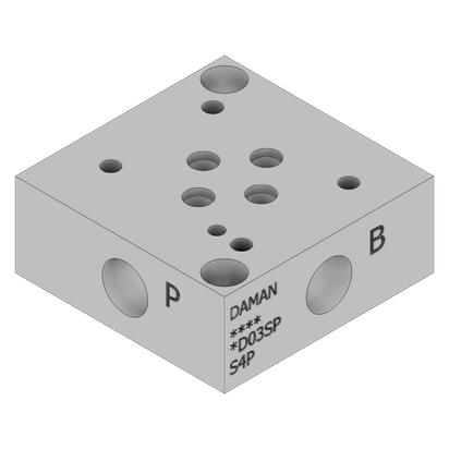 Ductile Valve Subplate - DD03SPS4P