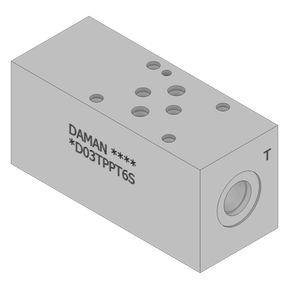 Ductile Tapping Plate - DD03TPPT6S