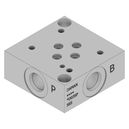 Ductile Valve Subplate - DD03SPS6S