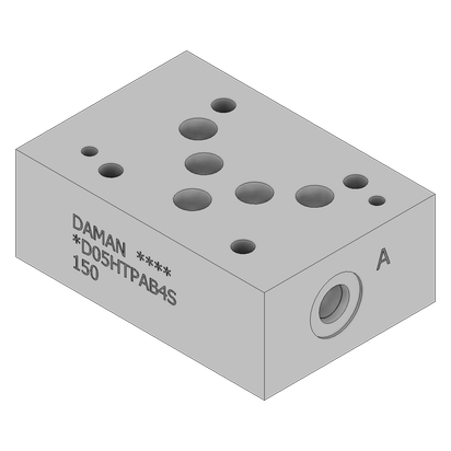 Ductile Tapping Plate - DD05HTPAB4S150