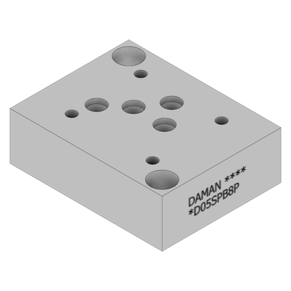 Ductile Valve Subplate - DD05SPB8P