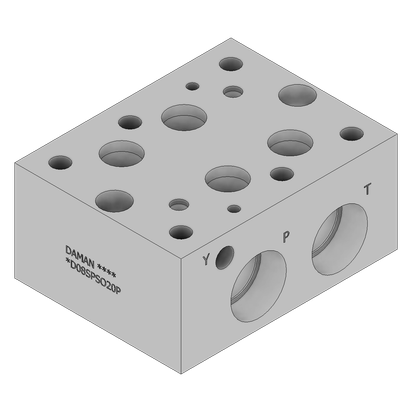 Ductile Valve Subplate - DD08SPSO20P
