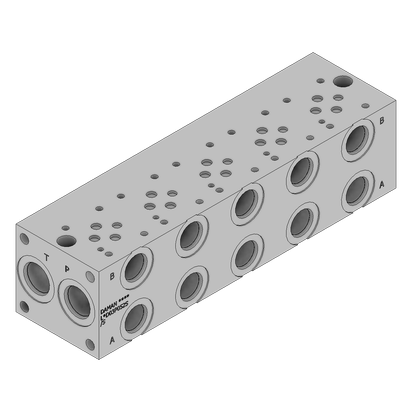Aluminum FlexMount Manifold - LAD03P052S/S