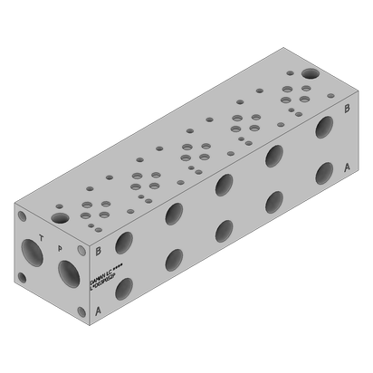 Aluminum FlexMount Manifold - LAD03P052P